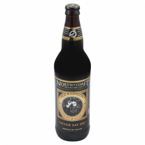 North Coast Brewing Co. Old Rasputin Russian Imperial Stout Perspective: front