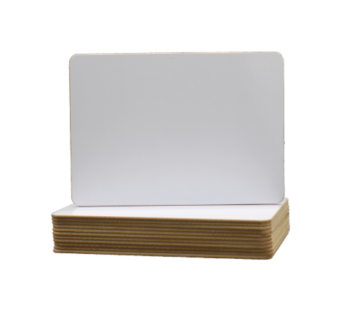 Flipside Dry Erase Board, 7 x 5, White Surface, 12/Pack 10156 Perspective: front