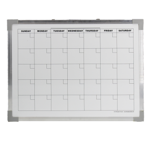 Dry Erase Monthly Large White Board Wall Calendar 36 X 24Inch