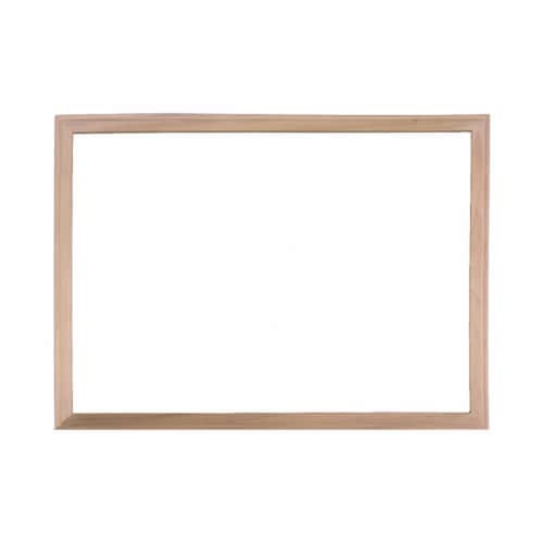 36 x 48 Wood Framed White Dry Erase Board Perspective: front