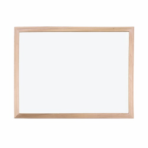 24 x 36 Wood Framed Magnetic White Dry Erase Board Perspective: front