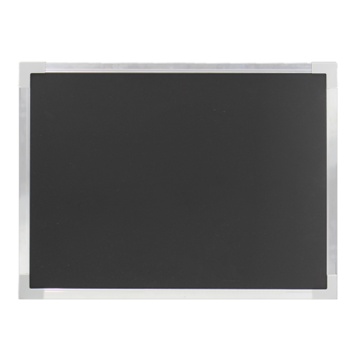 36 x 48 Aluminum Framed Black Dry Erase Board Perspective: front
