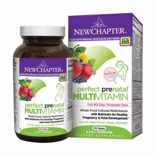 New Chapter  Perfect Prenatal® Multi-Vitamin Perspective: front