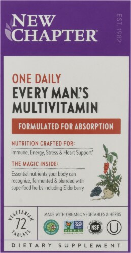 New Chapter  Every Man's® One Daily Multivitamin Perspective: front