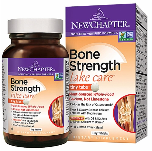 New Chapter Bone Strength Take Care™ Tiny Tabs™ Perspective: front