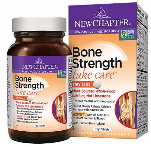 New Chapter Bone Strength Take Care™ Tiny Tabs™ Perspective: front