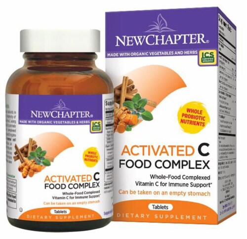 New Chapter  Activated C Food Complex Perspective: front