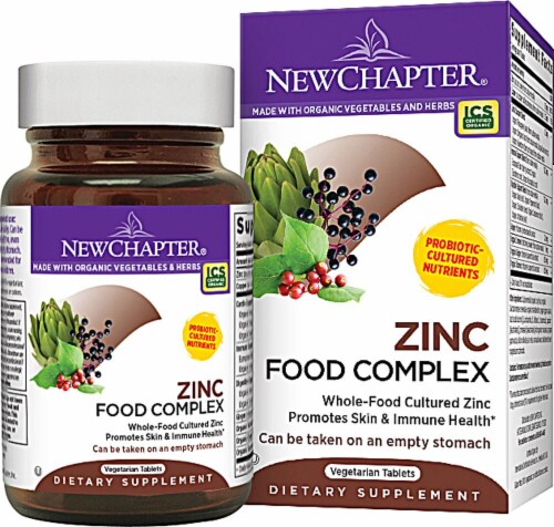 New Chapter  Zinc Food Complex Perspective: front