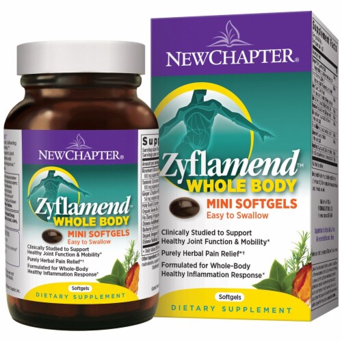 New Chapter Zyflamend® Whole Body Mini Softgels Perspective: front