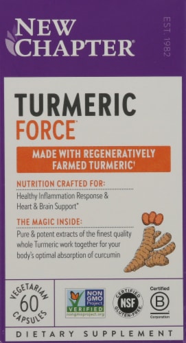 New Chapter Turmeric Force Capsules Perspective: front