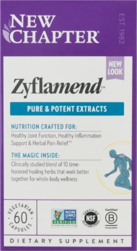 New Chapter Zyflamend Whole Body Dietary Supplement Perspective: front