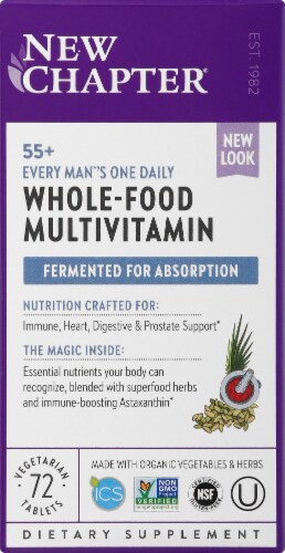 New Chapter  Every Man's™ One Daily Multi 55 plus Perspective: front