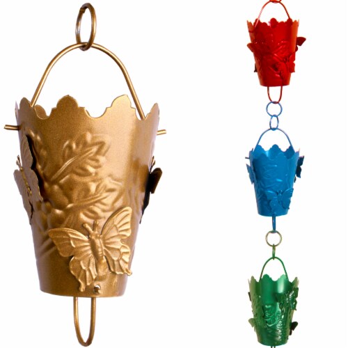 Zen Loops Copper Rain Chain | Modern Rain Chain – Free Shipping