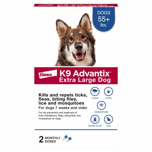 Elanco™ K9 Advantix™ Extra Large Dogs Flea and Tick Treatment Perspective: front