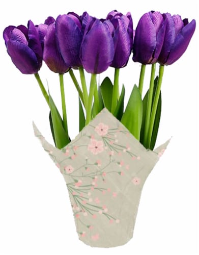 Andy Mast Greenhouses Purple Tulips Approximate Delivery Is 2 7 Days 6 Inch Pot City Market