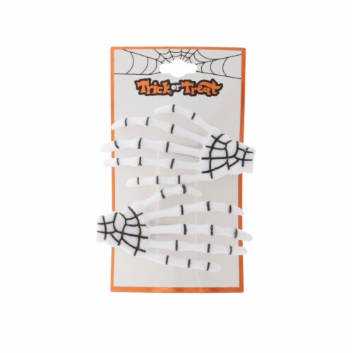 Skeleton Hand Hair Clip - 2 Pack Perspective: front