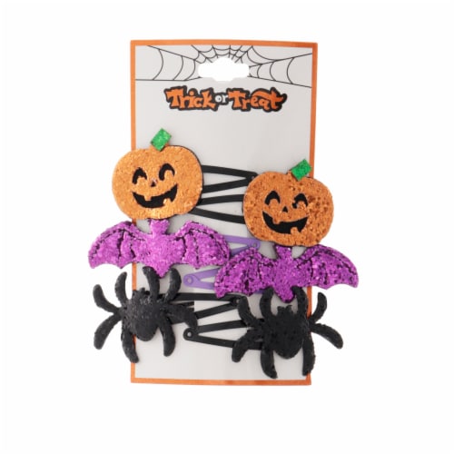 Halloween Hair Clips - 6 Pack, 6 pk - City Market