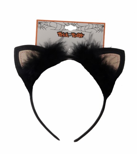 FAF Cat Ears Headband - Black Perspective: front
