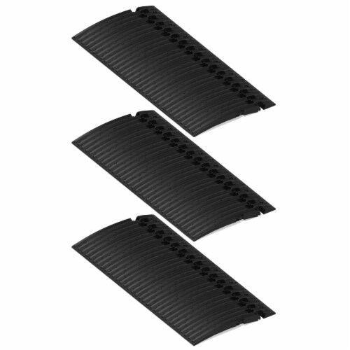 Caliber Edge Glides 2.0 Trailer Ramp Smooth Edge Protection Track, (3 Piece) Perspective: front