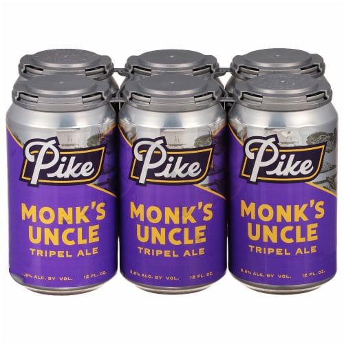 The Pike Brewing Co. Monk's Uncle Tripel Ale Perspective: front