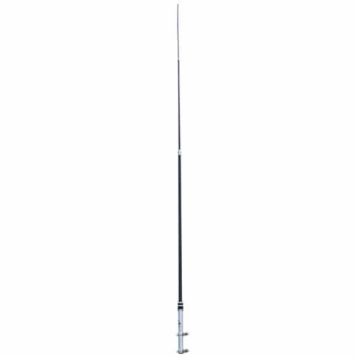 Tram 1498-B 18-Foot Black CB Base Antenna with 26 MHz to 31 MHz 5.75 dBd Gain Perspective: front