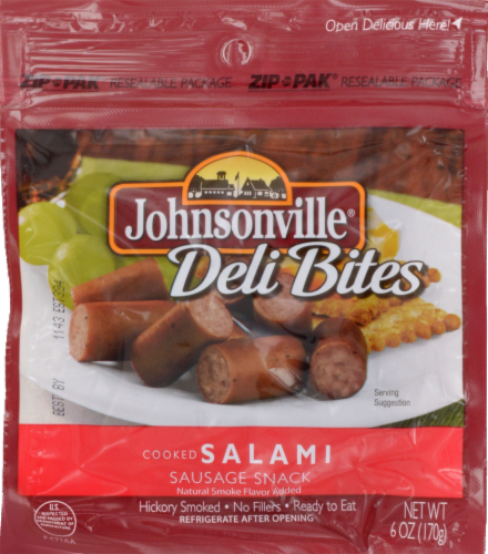 Johnsonville Salami Deli Bites Perspective: front