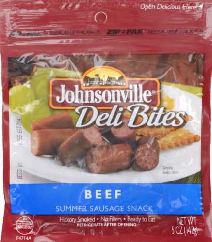 Johnsonville Beef Deli Bites Perspective: front