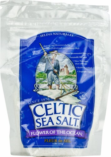 Selina Naturally  Celtic Sea Salt Flower of the Ocean Perspective: front