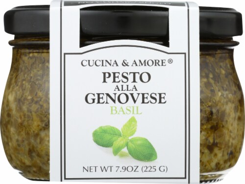 Cucina & Amore® Pesto Alla Genovese Basil Sauce Perspective: front