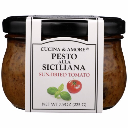 Cucina and Amore® Sun-Dried Tomato Pesto Sauce Perspective: front