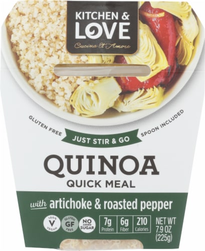 Kitchen & Love Cucina Et Amore Artichoke & Roasted Peppers Quinoa Meal Perspective: front