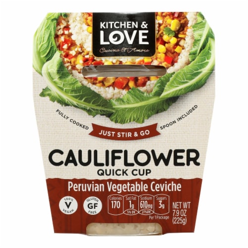 Cucina & Amore - Meal Cauliflower Peru Veg - Case of 6 - 7.9 oz. Perspective: front