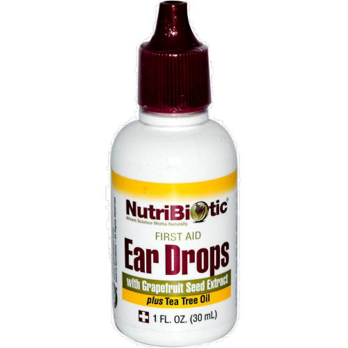 NutriBiotic Ear Drops Perspective: front