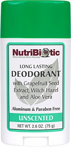 NutriBiotic  Deodorant Stick Unscented Perspective: front