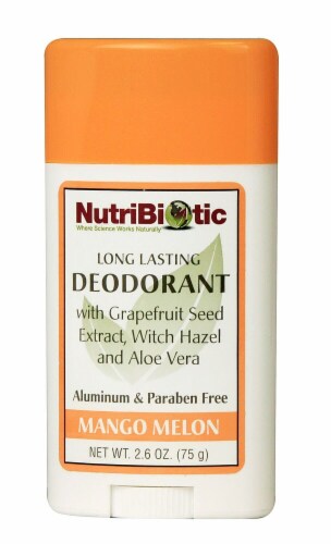NutriBiotic  Deodorant Stick Mango Melon Perspective: front