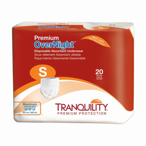 Tranquility 2114 Premium Overnight Pull On Diapers Small 80 Case