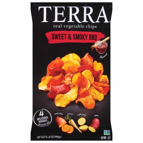 Terra® Sweet & Smokey BBQ Vegetable Chips Perspective: front