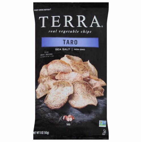 Terra® Sea Salt Taro Vegetable Chips Perspective: front