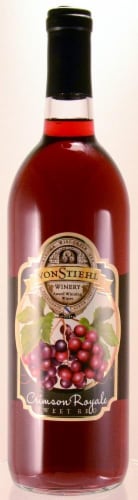 Von Stiehl Crimson Royale Sweet Red Wine Perspective: front