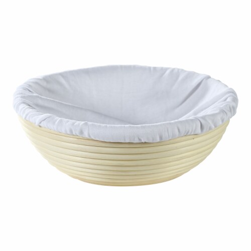 Frieling Round Brotform Liner, 100% Cotton, 10-Inch Perspective: front