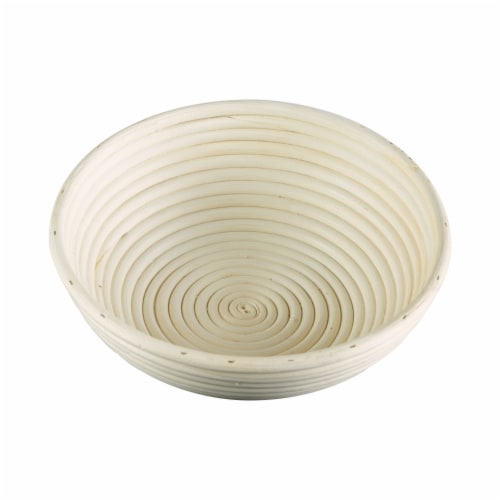 Frieling Brotform Round Proofing Basket Bread Rising and Serving Basket, 10 Inch Perspective: front