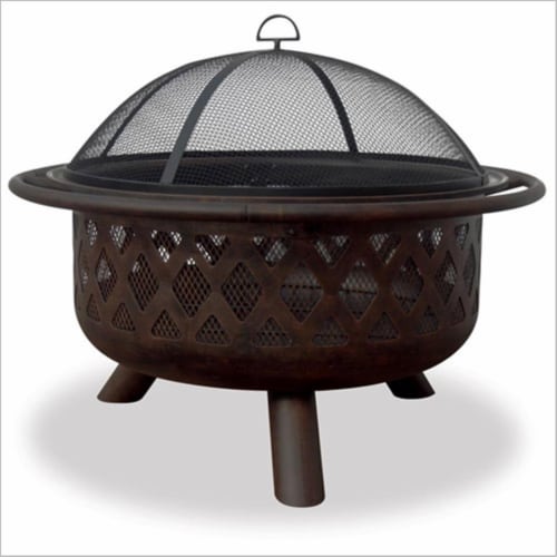 UniFlame WAD792SP Wood Fireplace Perspective: front