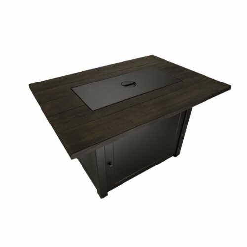 Endless Summer GAD17107ES 40 x 28 in. The Marc Rectangular Gas Outdoor Fire Pit Perspective: front