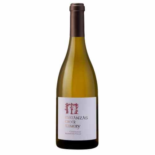 Matanzas Creek Winery Chardonnay White Wine Perspective: front