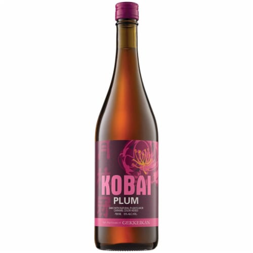 Gekkeikan Kobai Plum Flavored Sake Perspective: front
