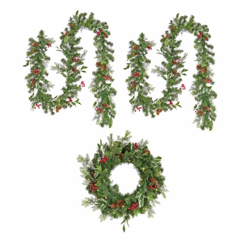 National Tree Company First Traditions Pre-lit Christmas Garland