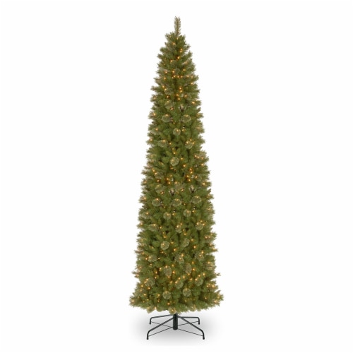 National Tree Company Pine 12 Foot Prelit Slim Artificial