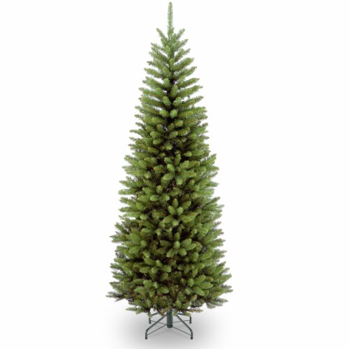 6' Unlit Pencil Slim Kingswood Fir Artificial Christmas Tree - National Christmas Tree Perspective: front
