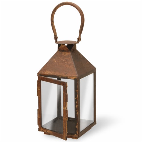Garden Accents 6  Lantern - Rust Perspective: front