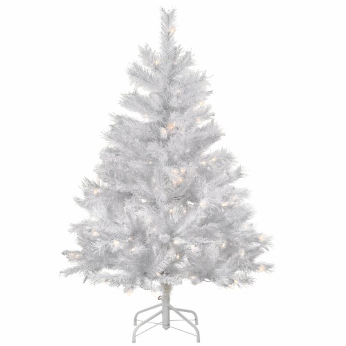National Tree Company 4.5 ft. Winchester White Pine Tree with Clear Lights Perspective: front